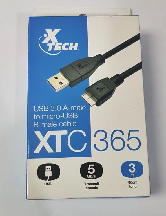 USB cable A-mele to micro usb XTC 365