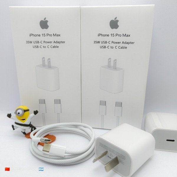 Cargador IPhone 15 Pro Max 35W USB C